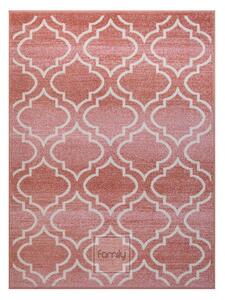 Originálny staroružový koberec v škandinávskom štýle Ružová Šírka: 160 cm | Dĺžka: 220 cm
