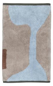 Bavlnený prateľný koberec vo svetlomodrej a béžovej farbe 50x80 cm Figura – Mette Ditmer Denmark