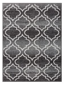 Originálny sivý koberec v škandinávskom štýle Sivá Šírka: 160 cm | Dĺžka: 220 cm