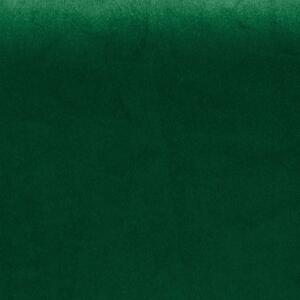 Zelený zamatový záves na riasiacu pásku 140 x 270 cm Zelená