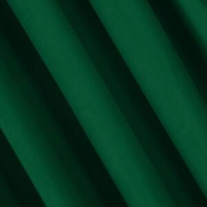 Zelený zamatový záves na riasiacu pásku 140 x 270 cm Zelená
