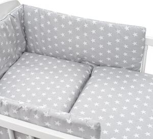 3-dielne posteľné obliečky New Baby 90/120 cm Hviezdičky sivé, Vhodnosť: Pre všetkých