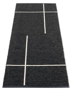 Čierny vnútorný a vonkajší behúň 70x180 cm Fred Black – Pappelina