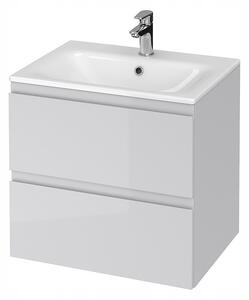 Cersanit Moduo, umývadlová skrinka + umývadlo 60cm, šedá, S801-313-DSM