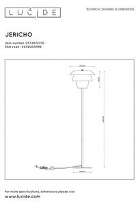 Lucide stojanová lampa JERICHOFloorlamp 05729/01/30