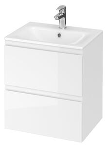 Cersanit - SET skrinka + umývadlo, biely lesk, Moduo Slim 50, S801-229-DSM