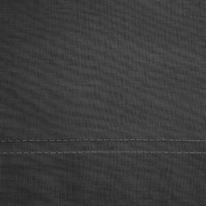 Čierna jednofarebná dekoračná obliečka na vankúš NOVA COLOR Čierna