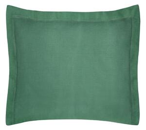 Jednofarebná bavlnená zelená obliečka na vankúš NOVA COLOR Zelená
