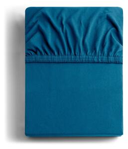 Napínacia plachta jersey v petrolejovej farbe 180x200 cm Amber – Restilo