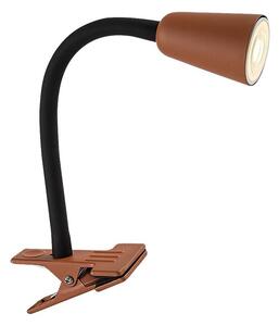 Rabalux 74090 - Stolná lampa s klipom ALDO 1xGU10/7W/230V oranžová