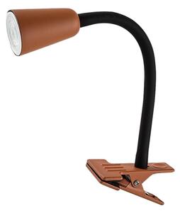 Rabalux 74090 - Stolná lampa s klipom ALDO 1xGU10/7W/230V oranžová