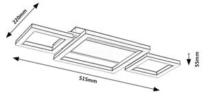 Rabalux 71477 - LED stropné svietidlo GLAVIAN LED/24W/230V 51,5x22 cm