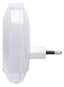 Aigostar - LED nočné svietidlo do zásuvky s USB LED/0,4W/230V