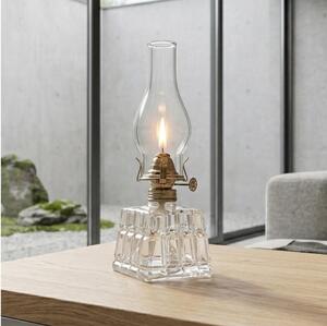 Brilagi - Petrolejová lampa MERLIN číra/zlatá/patina