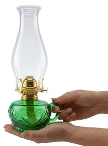 Brilagi - Petrolejová lampa MERLIN zelená