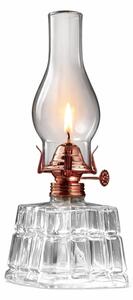 Brilagi - Petrolejová lampa MERLIN číra/bronzová/patina