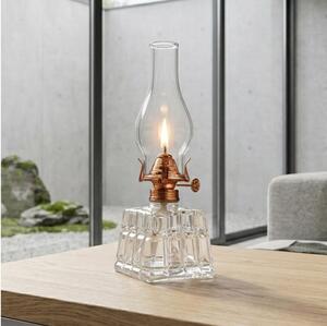 Brilagi - Petrolejová lampa MERLIN číra/bronzová/patina