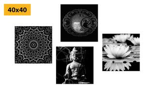 Set obrazov pokojný Budha