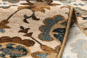 Vlnený koberec OMEGA AMALFI Kvety, krémová