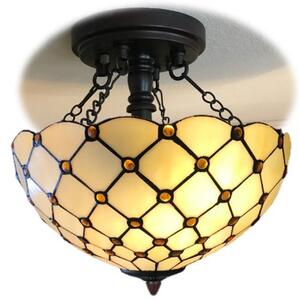 Luster Tiffany stropnica do spálne na retiazkach kolekcia HIVE Ø40