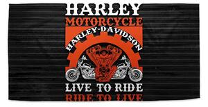 Sablio Uterák Harley-Davidson Live to ride, ride to live - 30x50 cm