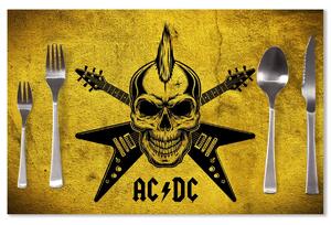 Sablio Prestieranie ACDC Lebka: 40x30cm