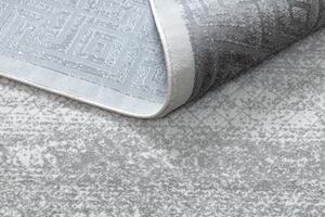 Moderný koberec NOBLE 1512 64 vzor rámu, Grécky vintage, krémovo/ sivý