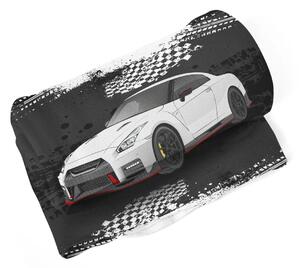 Sablio Deka Nissan GTR 35 Čierny - 150x120 cm