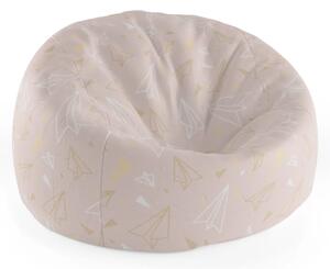 Sablio Sedací vak Cocoon Papierové lastovičky - 75 x 45 x 35 cm