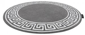 Okrúhly koberec HAMPTON Grecos Grécky , sivý