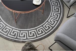 Okrúhly koberec HAMPTON Grecos Grécky , sivý