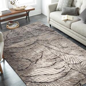 Nádherný koberec s motívom pripomínajúcim jesenné lístie Hnedá Šírka: 60 cm | Dĺžka: 100 cm