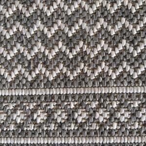 Sivý škandinávsky koberec s jemným vzorovaním Šírka: 80 cm | Dĺžka: 150 cm