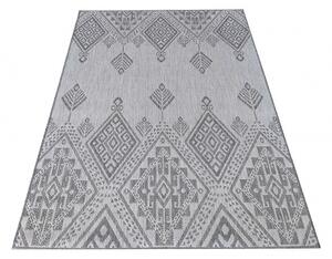 Unikátny škandinávsky koberec do obývačky sivej farby Šírka: 120 cm | Dĺžka: 170 cm
