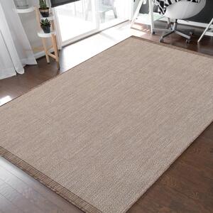 Hnedý škandinávsky koberec do obývacej izby Šírka: 160 cm | Dĺžka: 230 cm