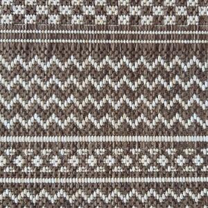 Škandinávsky svetlo hnedý koberec s jemným vzorovaním Šírka: 80 cm | Dĺžka: 150 cm