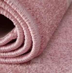 Detský koberec s balónmi v pastelovej ružovej farbe Ružová Šírka: 120 cm | Dĺžka: 160 cm