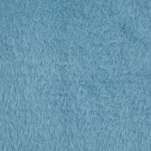 Krásna nebesky modrá hrubá akrylová deka so strapcami Modrá