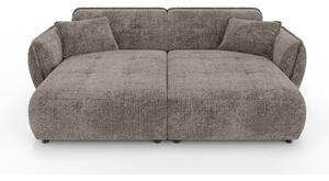 Taupe ženilková pohovka s leňoškou 252 cm Nelia Big – Ropez