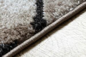 Moderný koberec COZY Lina, geometrický , mramor , hnedý