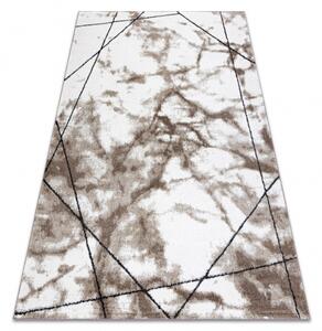 Moderný koberec COZY Lina, geometrický , mramor , hnedý
