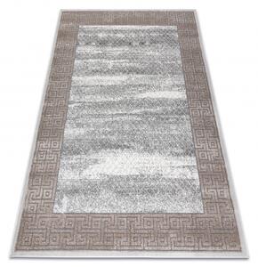 Moderný koberec NOBLE 1512 67 vzor rámu, Grécky vintage, krémovo/ béžový