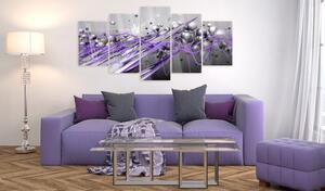 Obraz výbuch abstrakcie na akrylátovom skle - Purple Strike