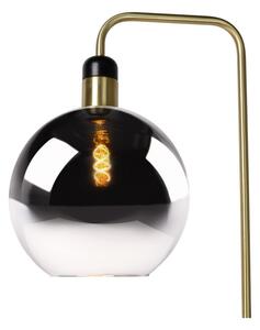 Lucide JULIUS Floor lamp E27/25W Smoke glass/ Back Marble 34738/01/65