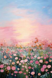 Ilustrácia Pink Sunrise, Treechild, (26.7 x 40 cm)