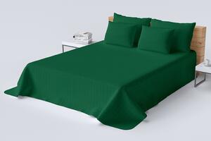 Kvalitný prehoz na posteľ zelenej farby Zelená