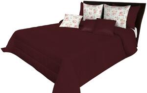 Kvalitný prehoz na posteľ hnedej farby Hnedá