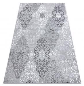 Moderný MEFE koberec 8734 Ornamenty, sivý