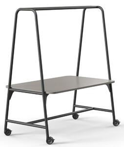 NARBUTAS - Rokovací stôl ROUND MULTIPURPOSE s kolieskami 160x100x74 cm