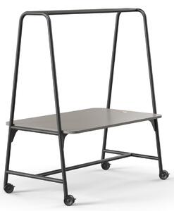 NARBUTAS - Rokovací stôl ROUND MULTIPURPOSE s kolieskami 160x100x105 cm
